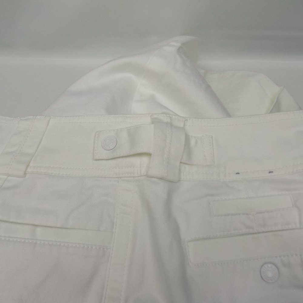 Gitano White Rolled Cuff Capri Size 12 CLEAN! - Picture 10 of 11